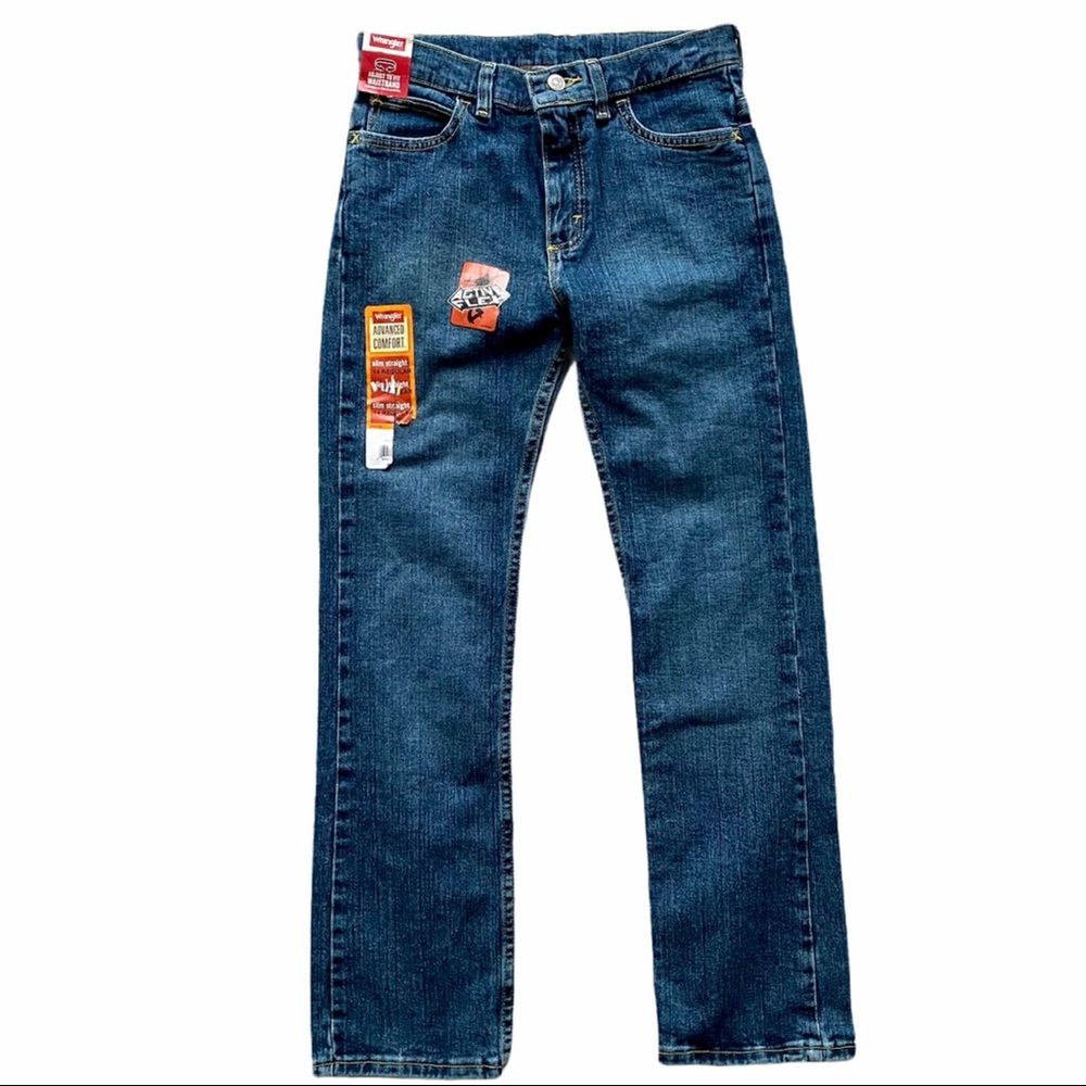 Wrangler Boys Jeans NWT Slim Straight 14 Reg